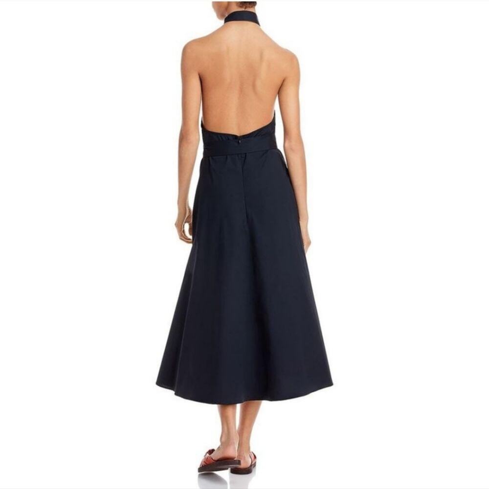 STAUD Kai Halter Dress in Black - Picture 6 of 14